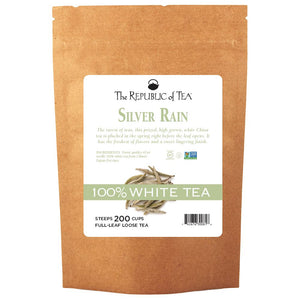 The Republic of Tea - Silver Rain White Full-Leaf Bulk Bag (3/4 lb)