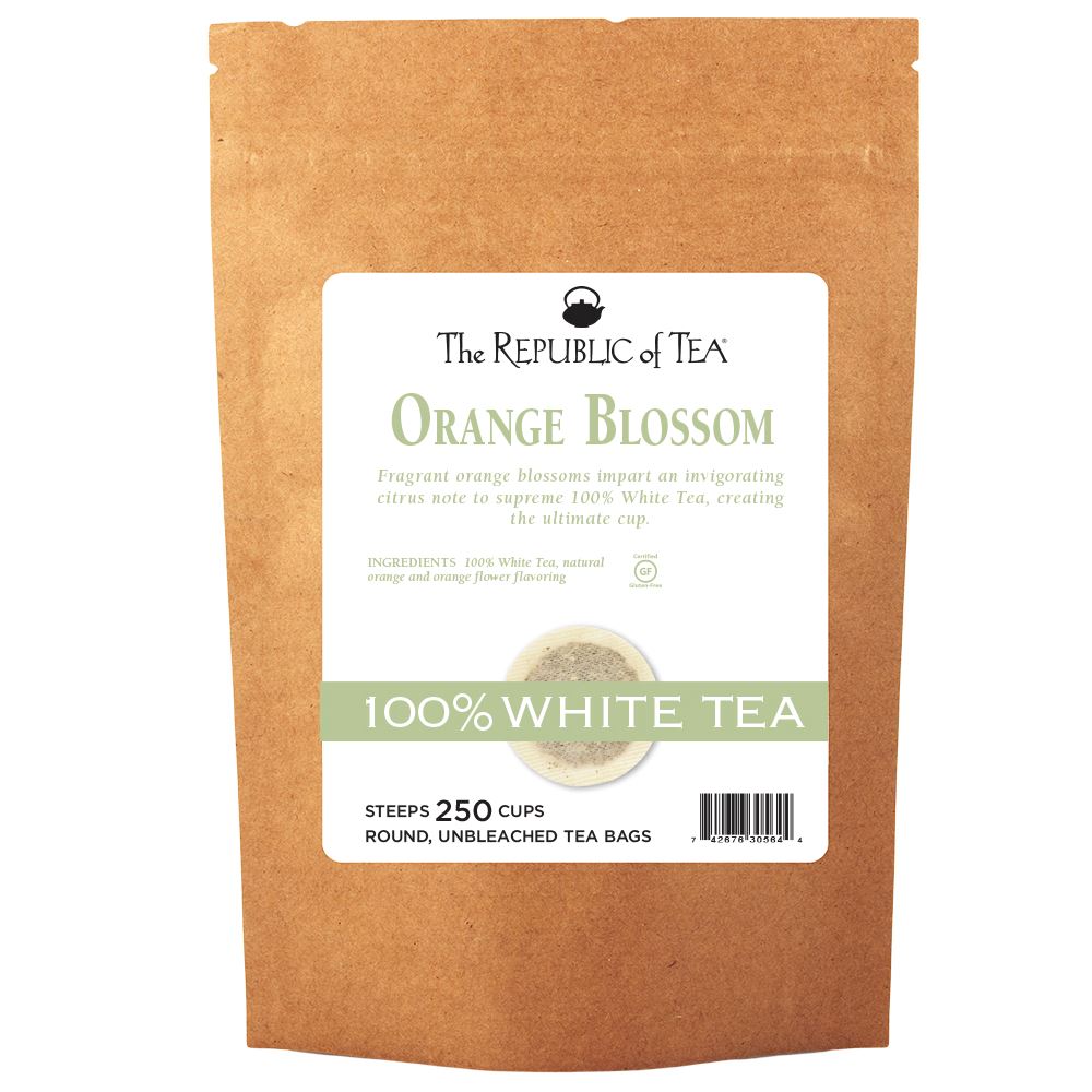 The Republic of Tea - Orange Blossom 100% White Bulk Bag (250 ct)