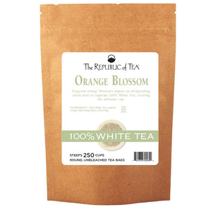 The Republic of Tea - Orange Blossom 100% White Bulk Bag (250 ct)