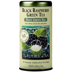 The Republic of Tea - Black Raspberry Green (Case)