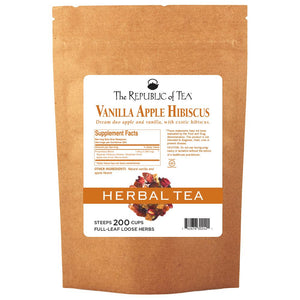 The Republic of Tea - Superflower¨ Hibiscus Vanilla Apple Full-Leaf Bulk Bag (1 lb)