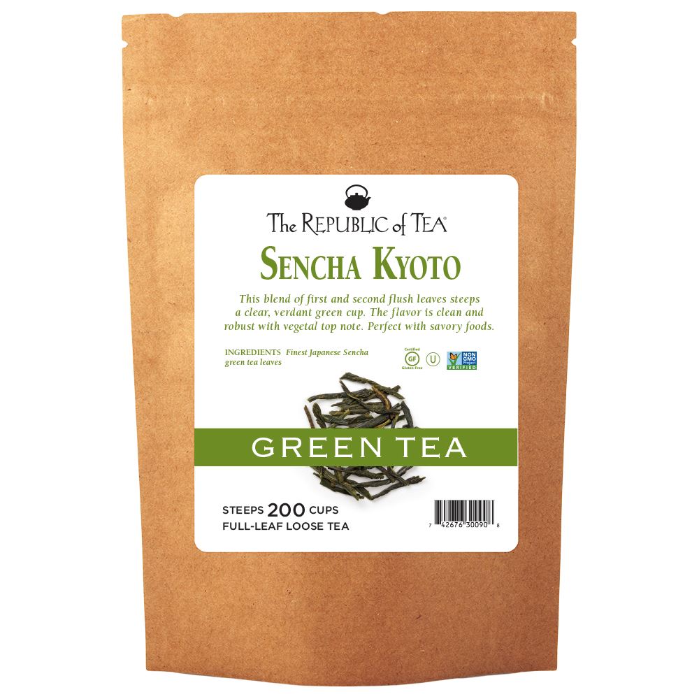 The Republic of Tea - Sencha Kyoto Green Full-Leaf Bulk Bag (1 lb)