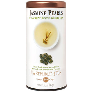 The Republic of Tea - Jasmine Pearls Green Full-Leaf (Single)