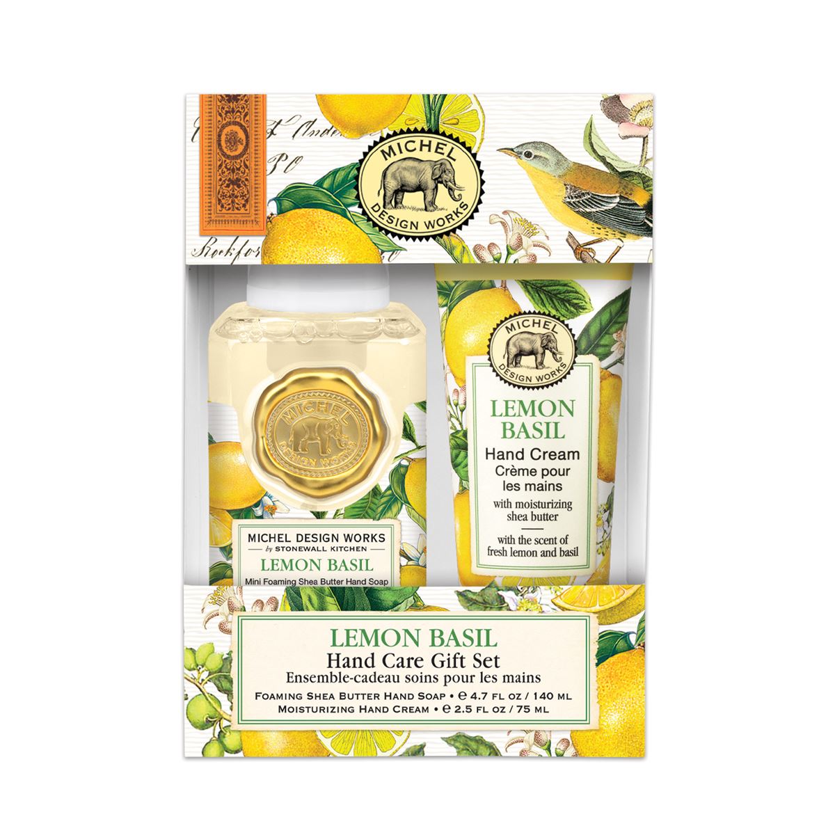 Michel Design Works Lemon Basil Hand Care Gift Set Haversack Sales