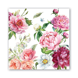 Michel Design Works - Blush Peony Luncheon Napkin