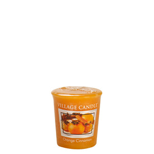 Village Candle - Orange Cinnamon - Wrapped Votive