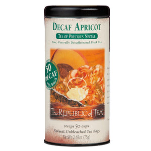 The Republic of Tea - DECAF Apricot Black (Single)