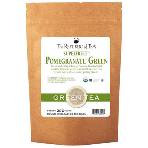 The Republic of Tea - Superfruit™ Organic Pomegranate Green Bulk Bag (250 ct)